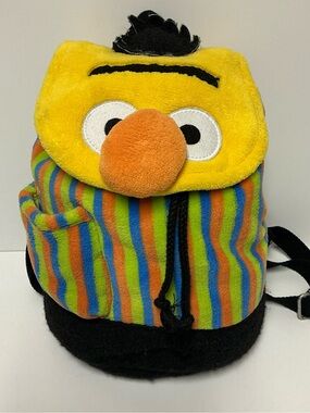 Sesame Street Bert Plush Backpack Zara Girls - Read Description